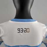 Manchester City 2022-23 limited edition bluewhite kids kit soccer jerseys