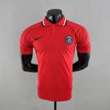 Paris saint germain 2022-23 red POLO Player version soccer jerseys