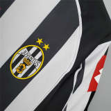 Juventus 2002-03 home blackwhite soccer jerseys
