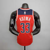 75th Anniversary Kuzma #33 Wizards Red, White and Blue