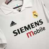 Real Madrid 2002-03 home soccer jerseys