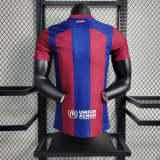 Barcelona 2023-24 home player version soccer jerseys