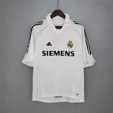 Real Madrid 2005-06 home soccer jerseys