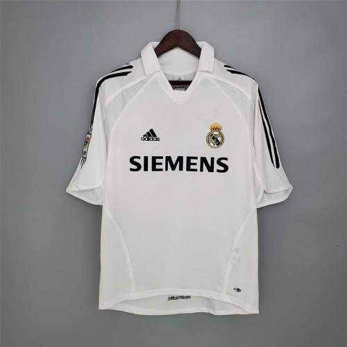 Real Madrid 2005-06 home soccer jerseys
