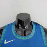 75th Anniversary 2202 Season RUSSELL#0 Minnesota Timberwolves City Edition Blue NBA Jersey