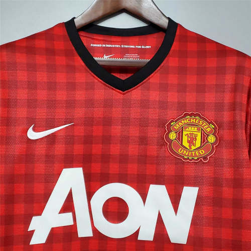 Manchester United 2012-13 home soccer jerseys