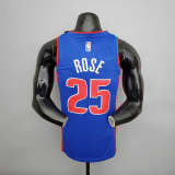 75th Anniversary Rose #25 Pistons Blue