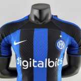 Inter Milan 2022-23 home player version soccer jerseys