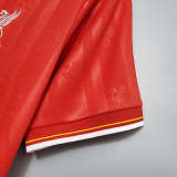 Liverpool 1985-86 home soccer jerseys