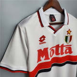 AC Milan 1993-94 away soccer jerseys