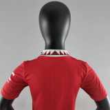 Manchester United 2022-23 home kids kit soccer jerseys