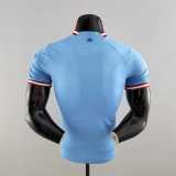 Manchester City 2022-23 home player version soccer jerseys