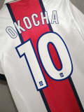 Paris saint germain 1998-99 away white soccer jerseys
