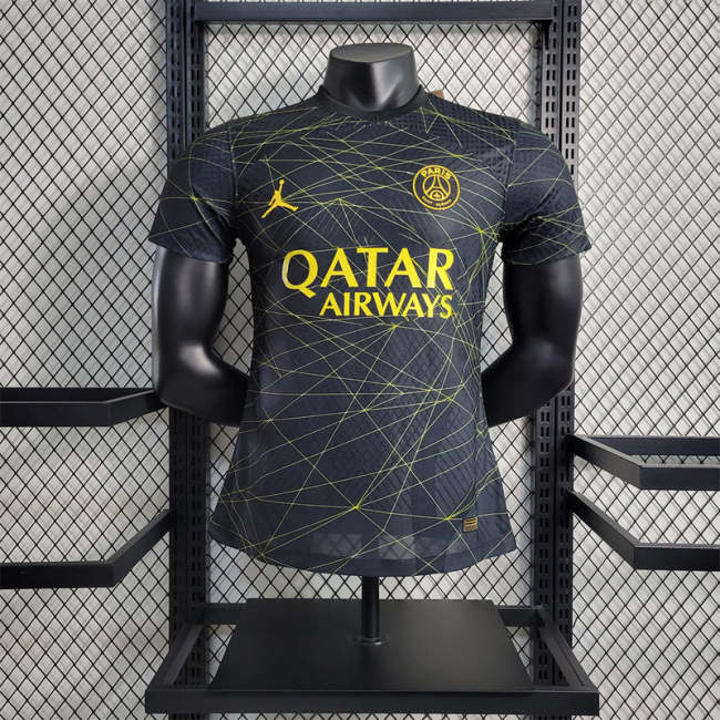 Paris saint germain 2022-23 fourth away player version soccer jerseys