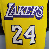 Bryant #24 Lakers V-neck City Edition yellow
