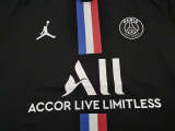 Paris saint germain 2019-20 fourth away black soccer jerseys
