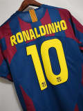 Barcelona 2005-06 UEFA Champions League home soccer jerseys
