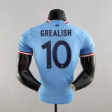 Manchester City 2022-23 home player version soccer jerseys