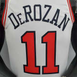 75th Anniversary DeRozan #11 Bulls White