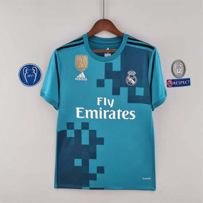 Real Madrid 2017-18 third away soccer jerseys