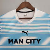 Manchester City 2022-23 pre-match training suit soccer jerseys