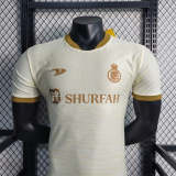 22-23 Saudi Al-Nassr fourth away player version soccer jerseys