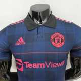 Manchester United 2022-23 classic royal blue player version soccer jerseys