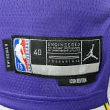 75th Anniversary BRYANT#24 Los Angeles Lakers Jordan Purple NBA Jersey