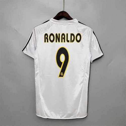Real Madrid 2004-05 home soccer jerseys