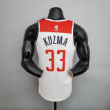 75th Anniversary Kuzma #33 Wizards Black Red White