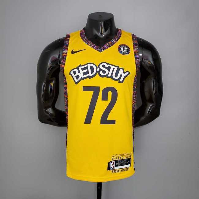 BIGGIE#72 Brooklyn Nets Commemorative Edition Yellow