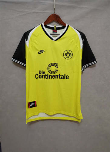 1995-96 Dortmund home yellow (1) soccer jerseys