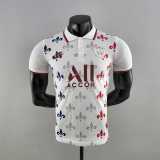 Paris saint germain 2022-23 PSG Co-branded version white POLO Player version soccer jerseys