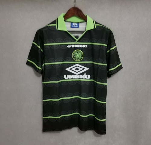 1998 Celtics away black soccer jerseys