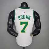 BROWN#7 Celtics White Platinum Limited