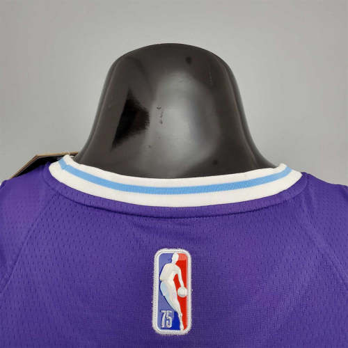2022 75th Anniversary James #6 Lakers City Edition Purple