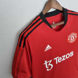 Manchester United 2022-23 red training suit soccer jerseys