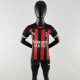 AC Milan 2022-23 home kids kit soccer jerseys
