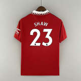 Manchester United 2022-23 home soccer jerseys