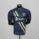 Barcelona 2022-23 cyan player version soccer jerseys