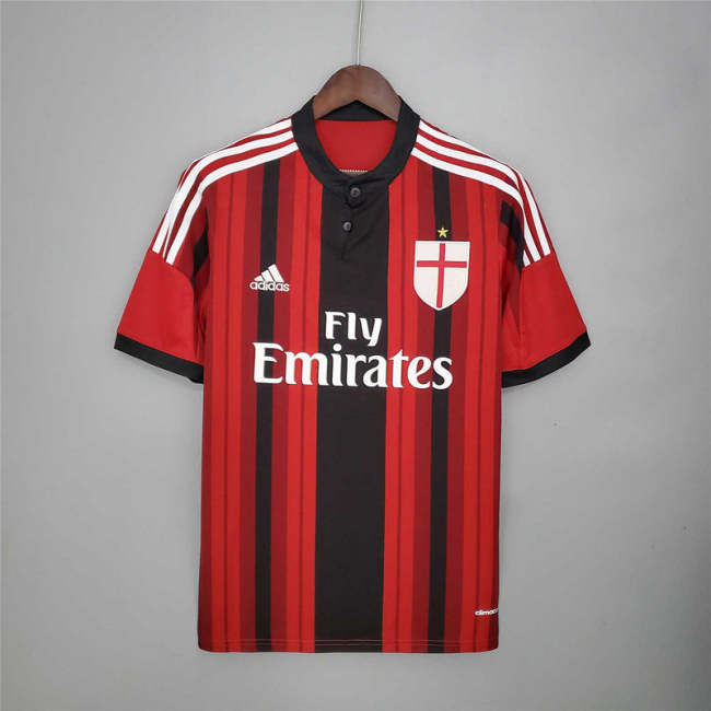 AC Milan 2014-15 home soccer jerseys