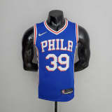 75th Anniversary Philadelphia 76ers HOWARD#39 Blue NBA Jersey