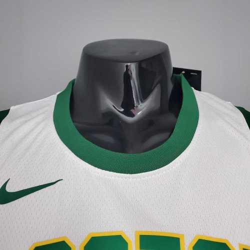 BROWN#7 Celtics White Platinum Limited