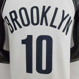 75th Anniversary Simmons #10 Nets White NBA Jersey
