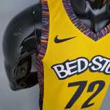 BIGGIE#72 Brooklyn Nets Commemorative Edition Yellow