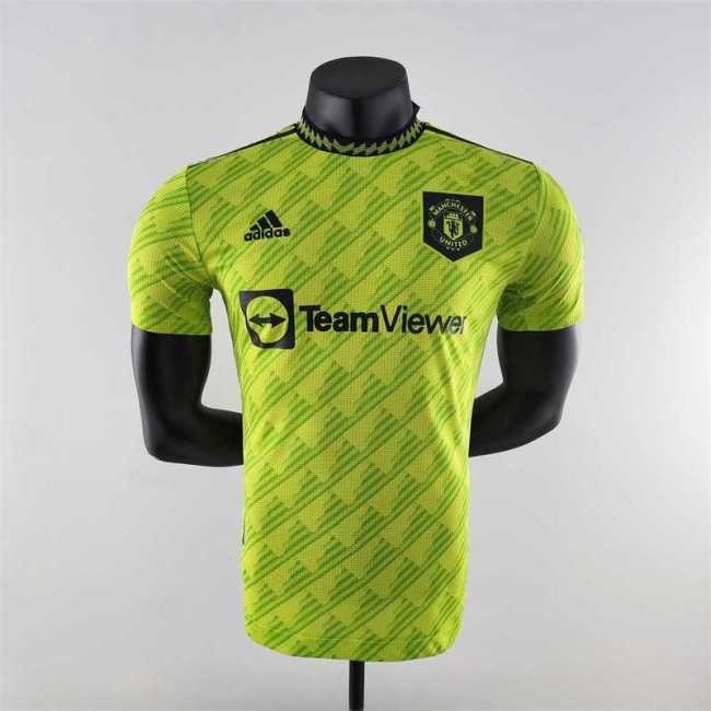 Manchester United 2022-23 third away player version soccer jerseys