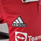 Manchester United 2022-23 home kids kit soccer jerseys