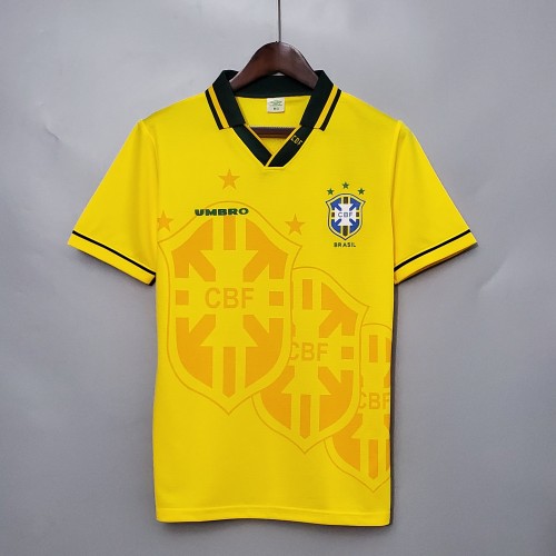 1993-94 Brazil home soccer jerseys