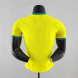 2022 Brazil home player version soccer jerseys