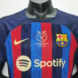 Supercopa de España barcelona Player version soccer jerseys